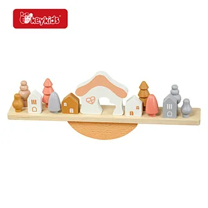 Montessori Educational Toys Activity Puzzles Wooden Balancing Toy for Kids W11F123